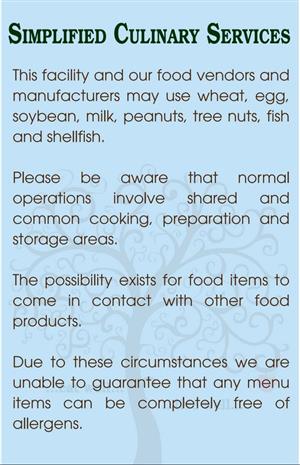 Food Allergy Information