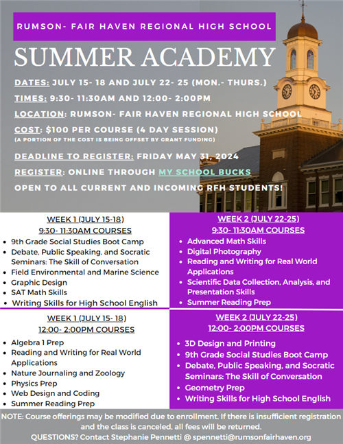 2024 Summer Academy